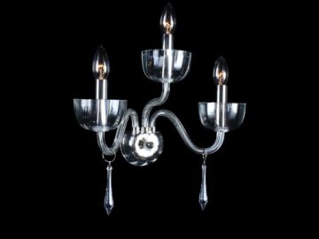 Glas Wandlampe Nr. 1010